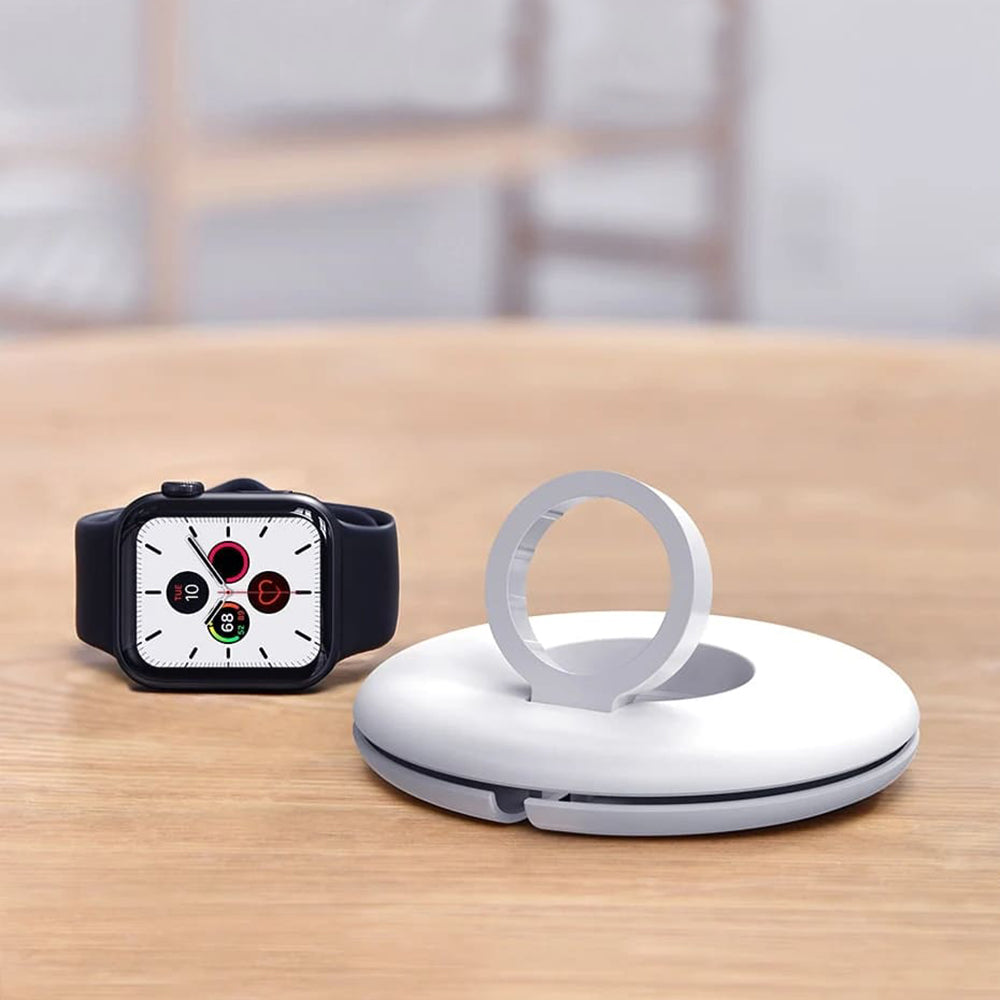 Baseus BS-W511R houder voor draadloze oplader Apple Watch Series, wit ACSLH-02