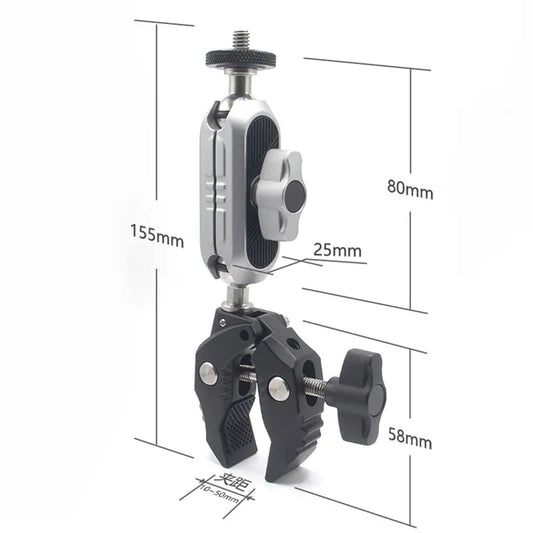 Fietssteun Sportcamera Techsuit JX-006 voor GoPro, Zwart