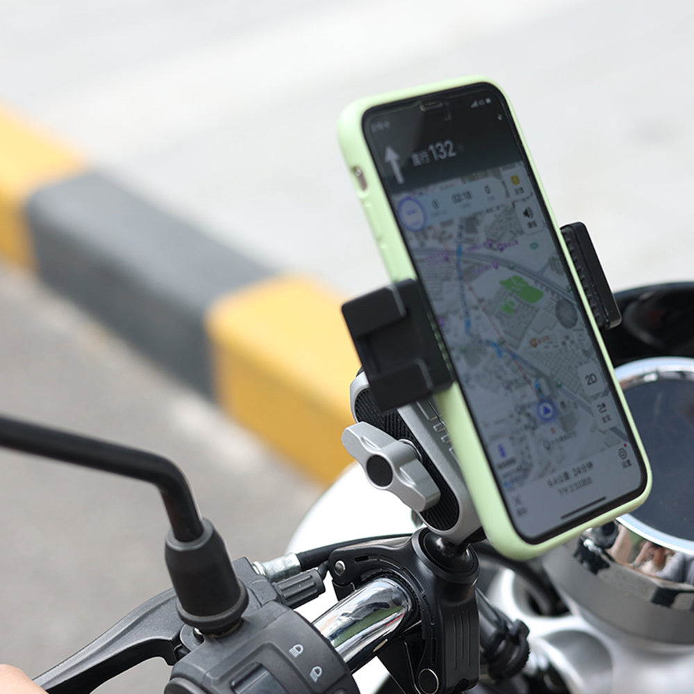 Fahrradhalterung Sportkamera Techsuit JX-008 für GoPro, Grau
