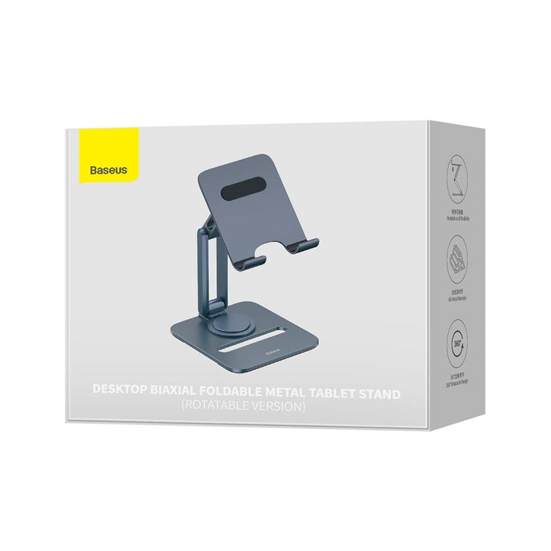 Baseus Biaxial Schreibtischhalterung für Telefon / Tablet, Universal, Dunkelgrau B10431801811-00