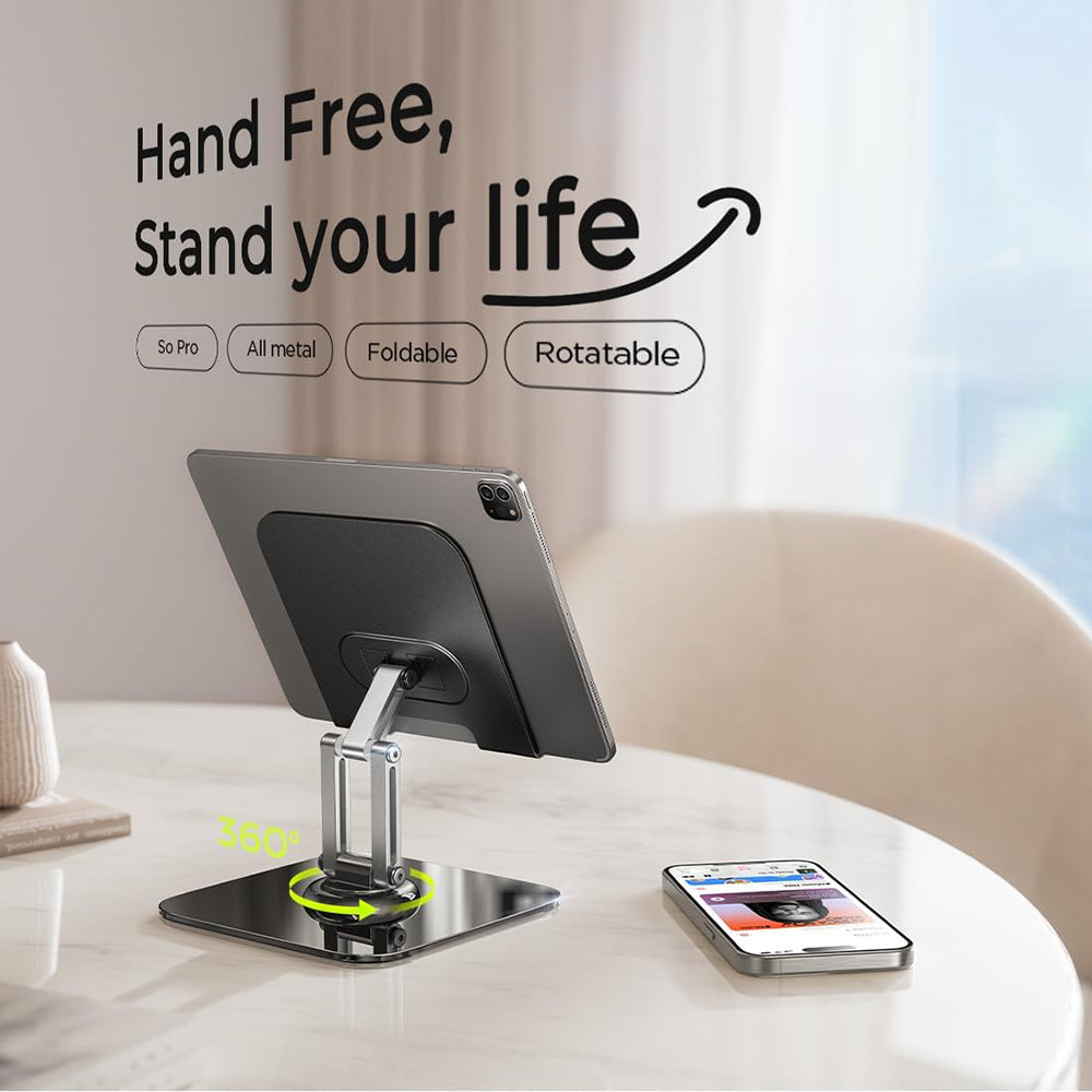 Lisen Q18 Schreibtischhalterung für Telefon / Tablet, 4,7 Zoll - 12,9 Zoll, Schwarz YL0423120002
