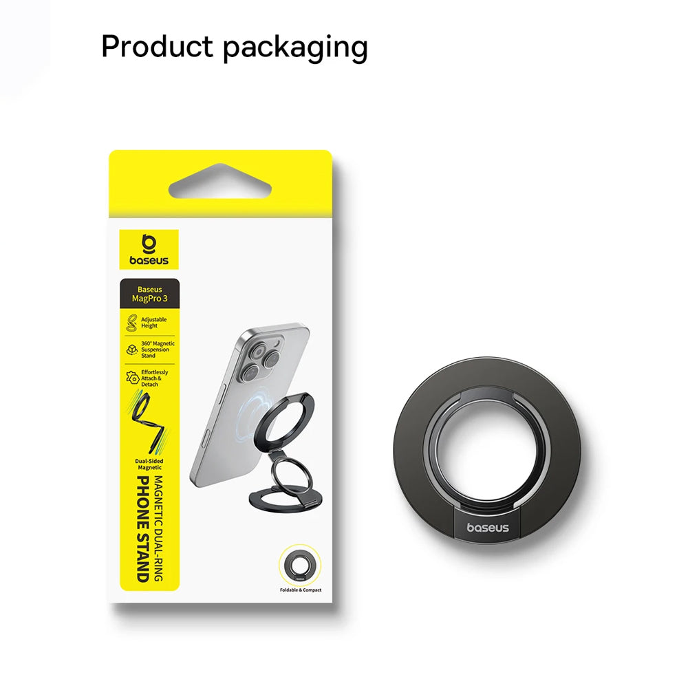 Support Anneau Baseus MagPro 3, Universel, Noir Z0004803