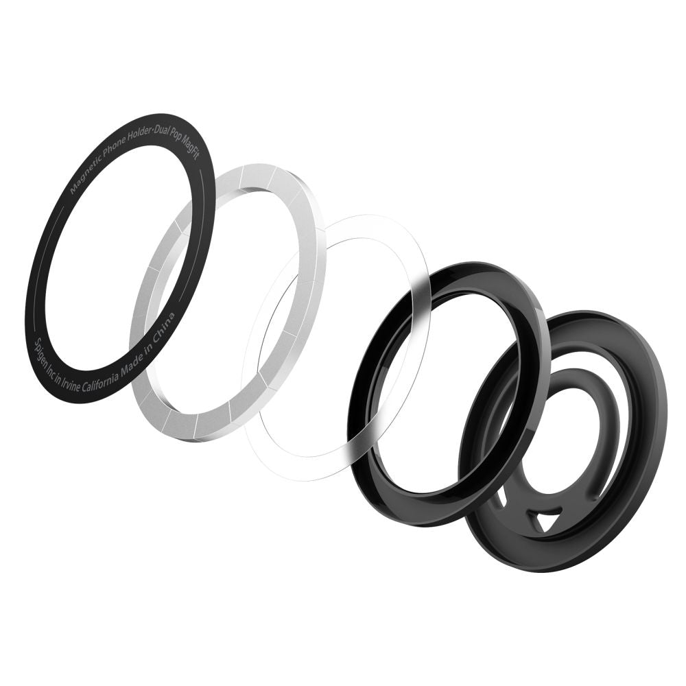 Spigen Dual Pop Universele Ringhouder, Zwart AMP08886