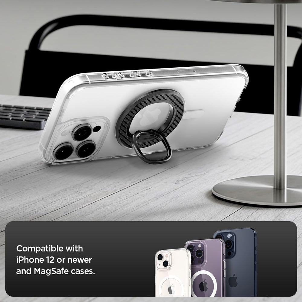 Support Anneau Spigen O-Mag OM106, Universel, Noir AMP09334
