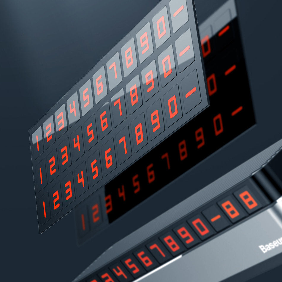 Baseus Moonlight Box Auto Telefoonhouder, Grijs ACNUM-B0G