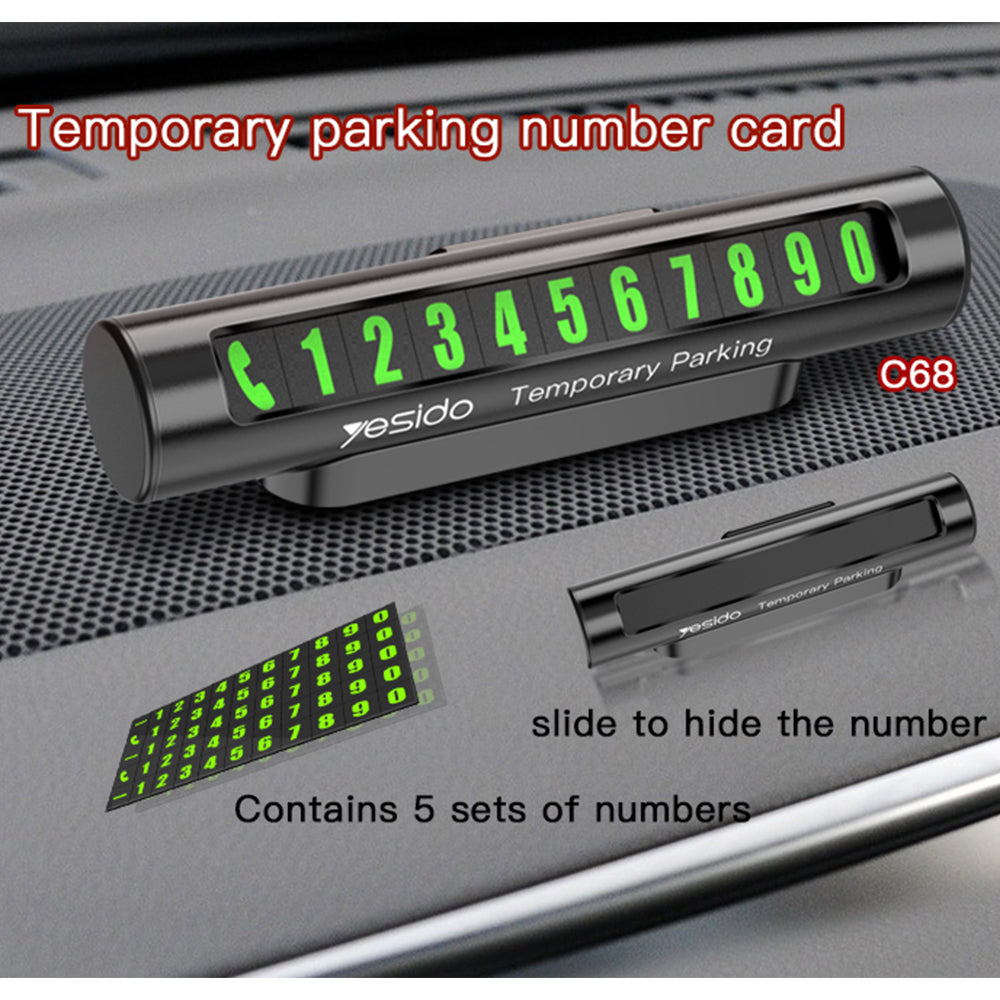 Support Numéro Téléphone Auto Yesido C68