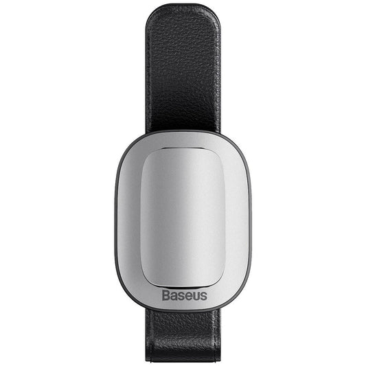 Baseus Platina Clip Zonnebril Parasolar Houder, Zilver ACYJN-B0S