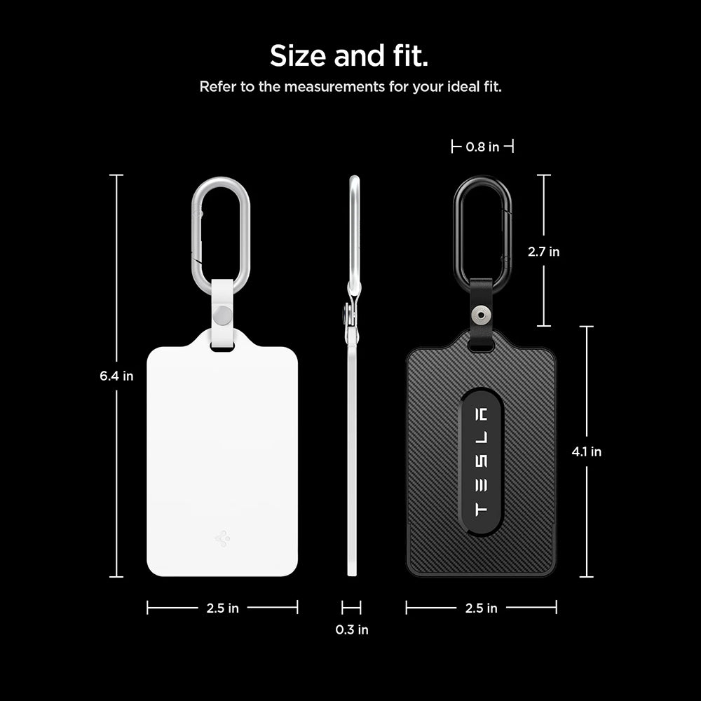 Support Clé Carte Spigen pour Tesla, Set de 2 pièces ACP11405