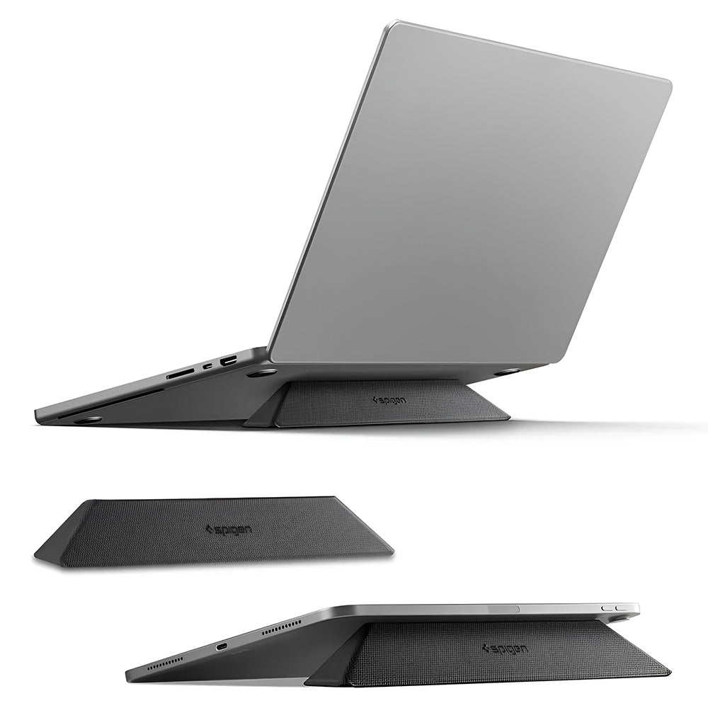 Support Spigen Slim Fold LD201-S6 pour ordinateur portable max. 14 pouces, Noir AMP11115