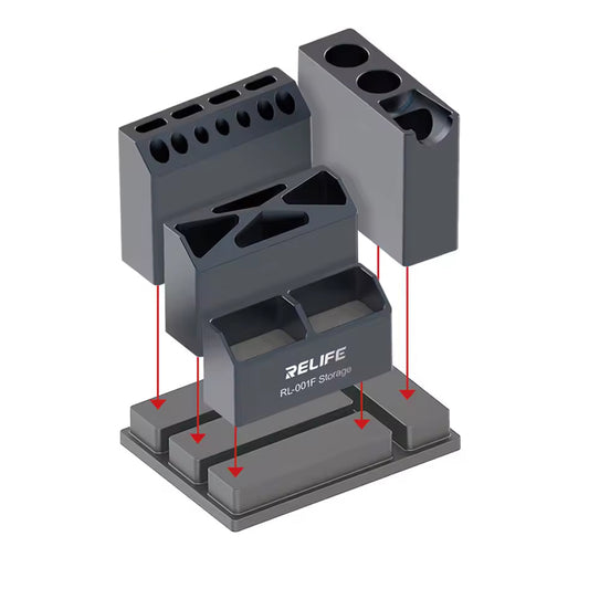 Schroevendraaierhouder Relife RL-001F, Grijs