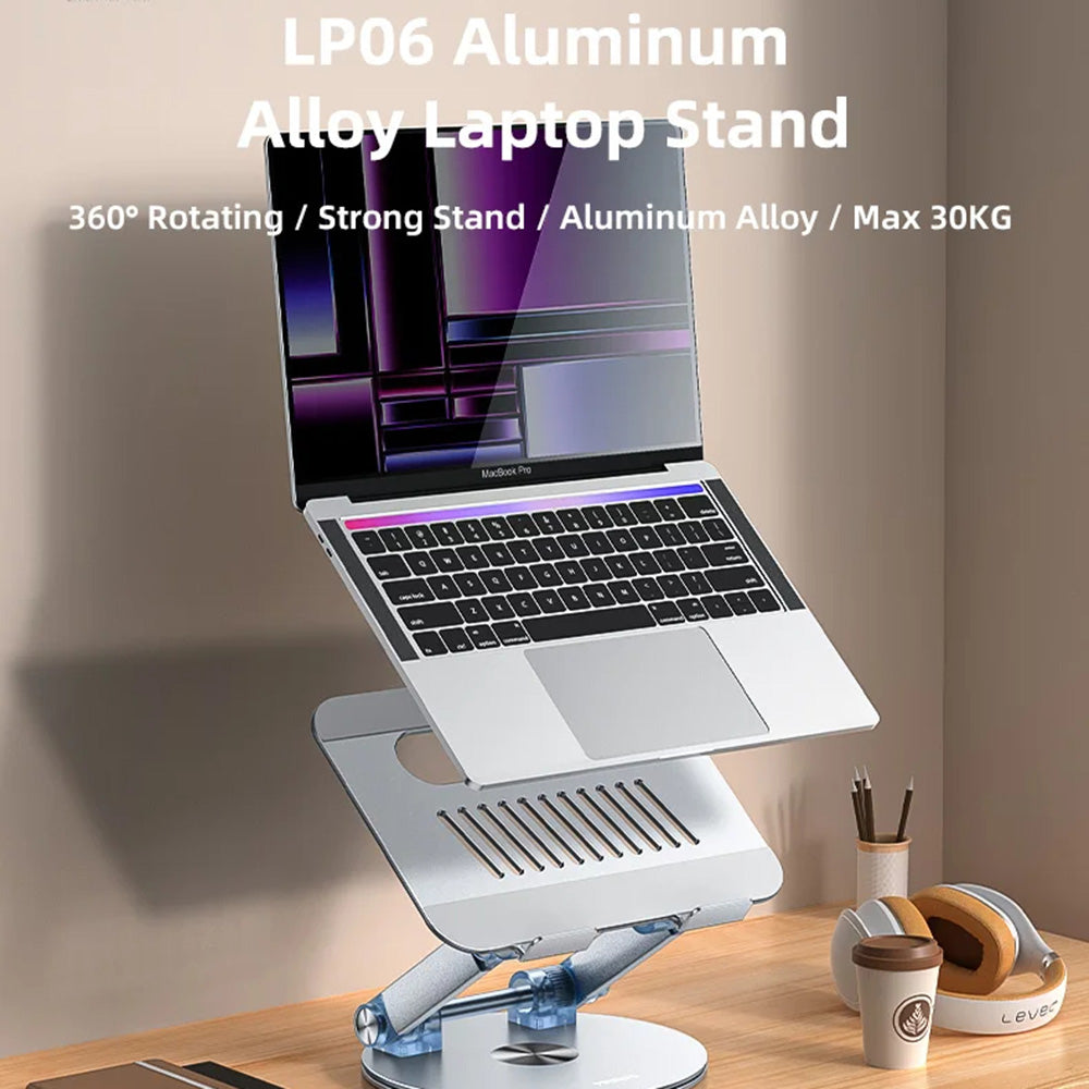 Yesido LP06 standaard voor Laptop 10inch - 17.3inch, Zilver