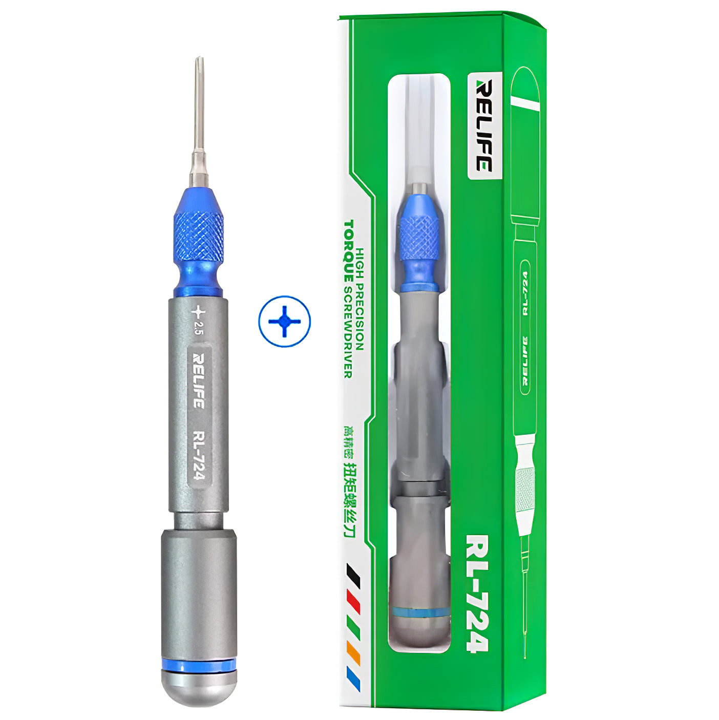 Schroevendraaier Relife RL-724, Phillips 2.5mm