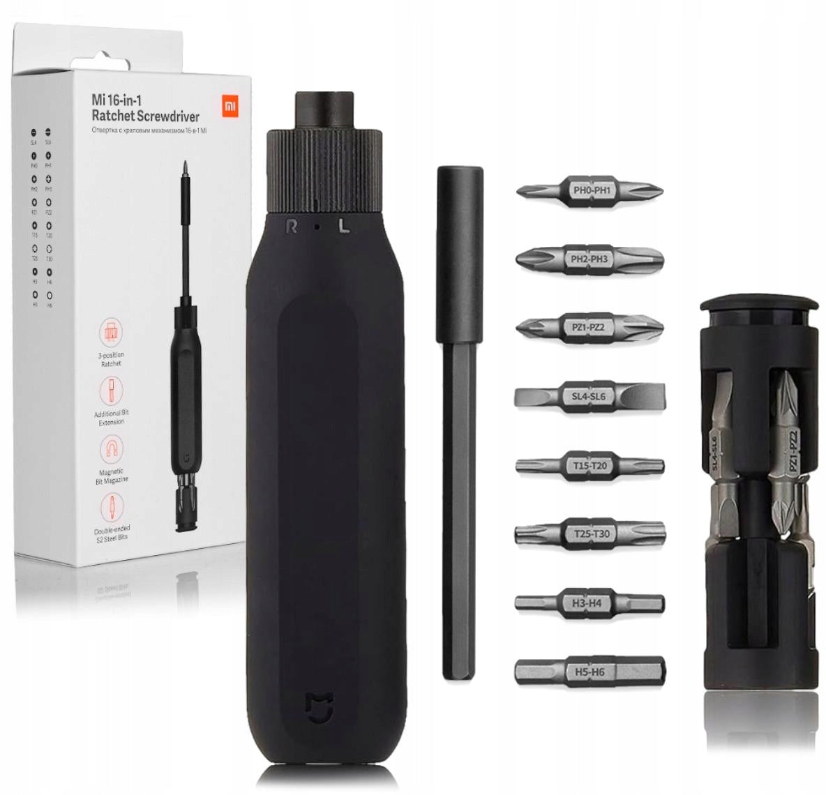 Tournevis Xiaomi à cliquet, 16 en 1 BHR4779GL