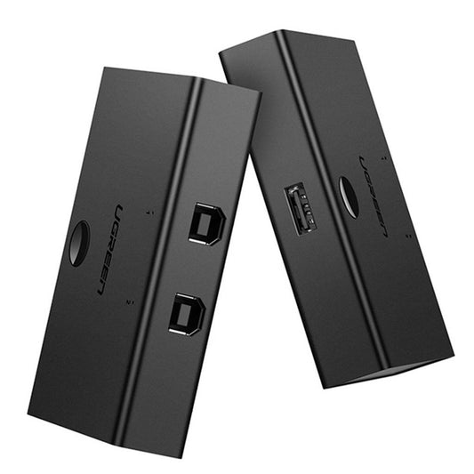 USB-Schalter UGREEN US158, 2 x USB-B, Schwarz