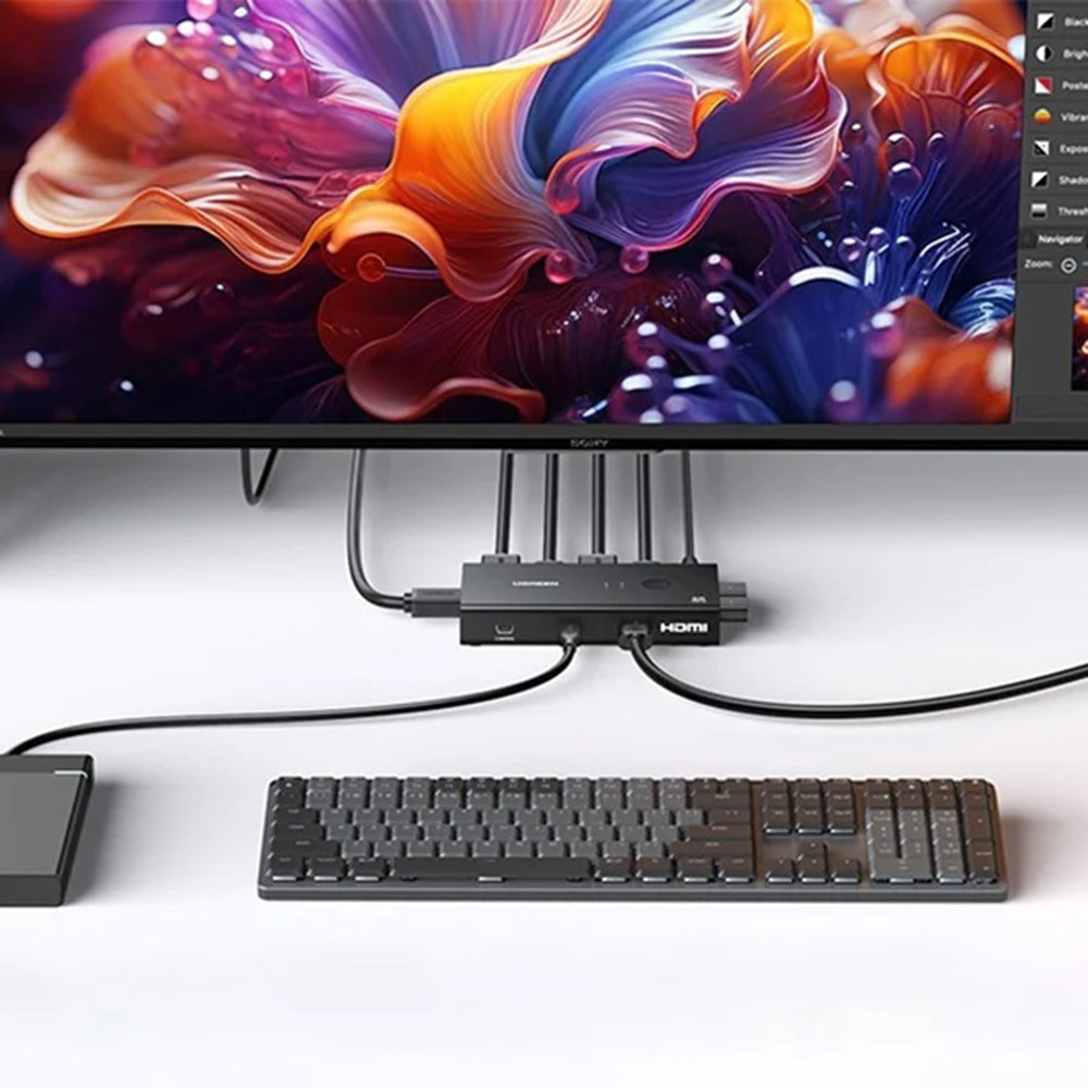 HDMI Video Switch UGREEN AK502 (45452), Zwart