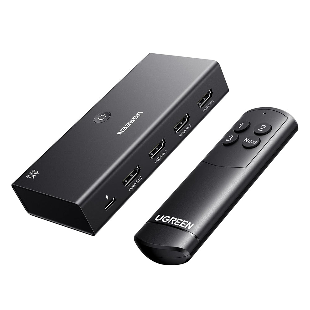 Commutateur Vidéo HDMI UGREEN AW504 (55857), Noir