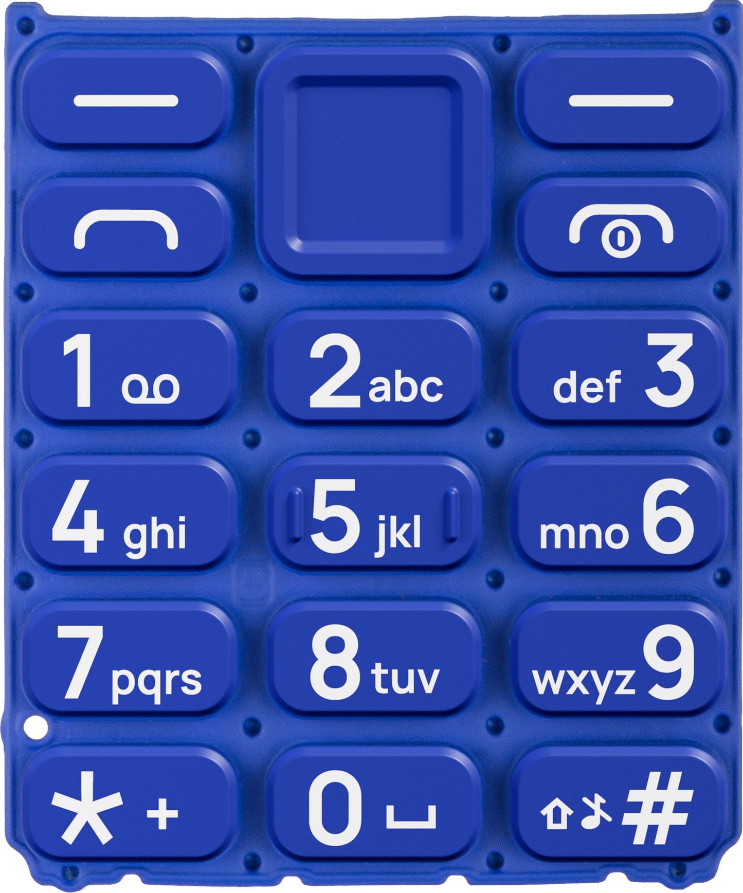 Lateinische Tastatur für HMD 105 / Nokia 105 (2024), Blau