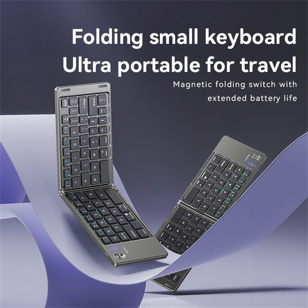 Opvouwbaar Bluetooth-toetsenbord Yesido KB27, Zwart