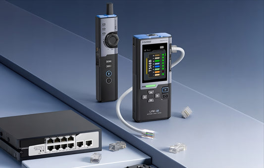 UTP Netwerkkabel Tester Fnirsi LPM-10A, Zwart
