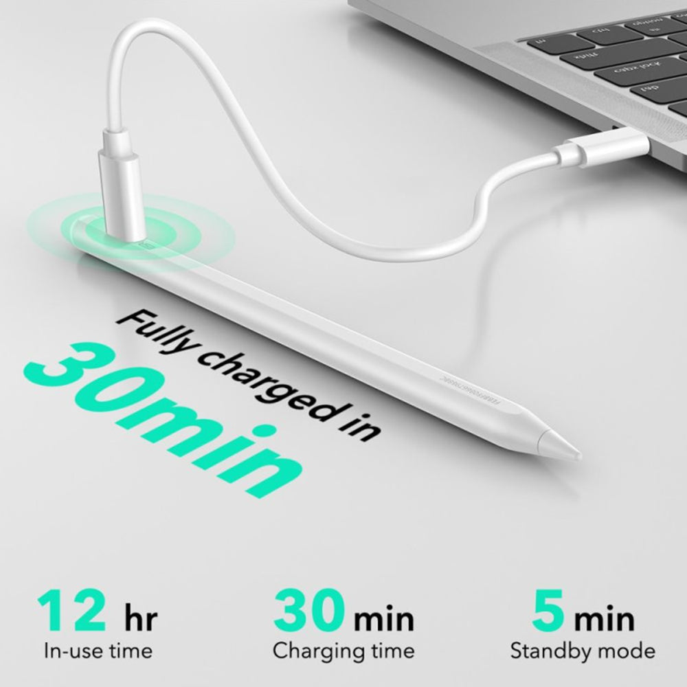 Touch Pen ESR Geo pour Apple iPad, Version Active, Blanc