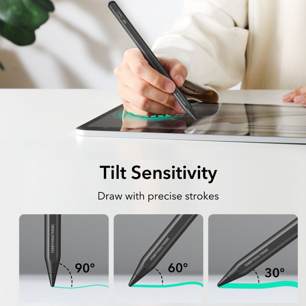 Touch Pen ESR Geo voor Apple iPad, Actieve Versie, Zwart