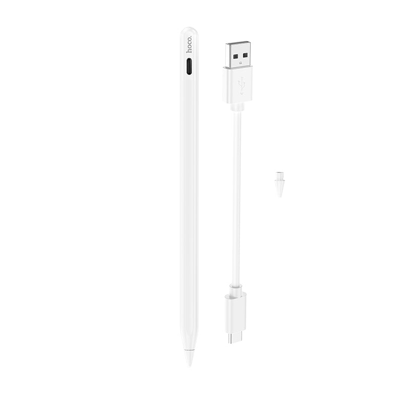 Touch Pen HOCO GM112 voor Apple iPad, Actieve Versie, Wit