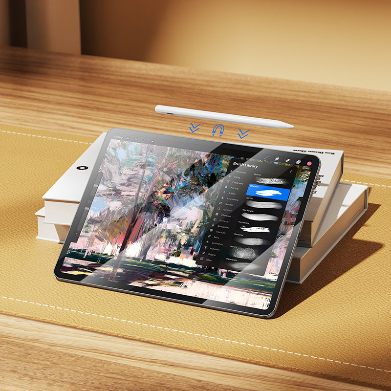 Touch Pen HOCO GM112 voor Apple iPad, Actieve Versie, Wit