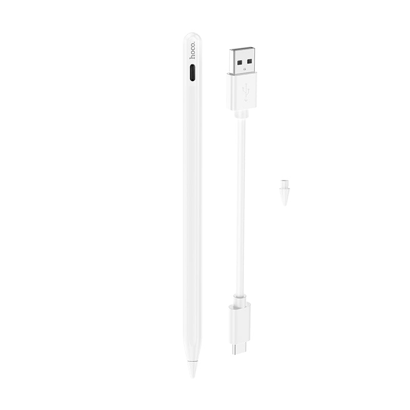 Touch Pen HOCO GM113 voor Apple iPad, Actieve Versie, Wit