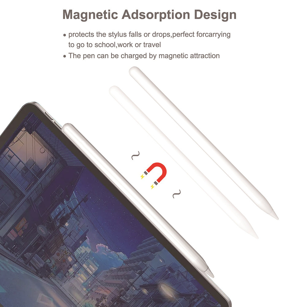 Touch Pen Techsuit M2 für Apple iPad, Aktive Version, Weiß