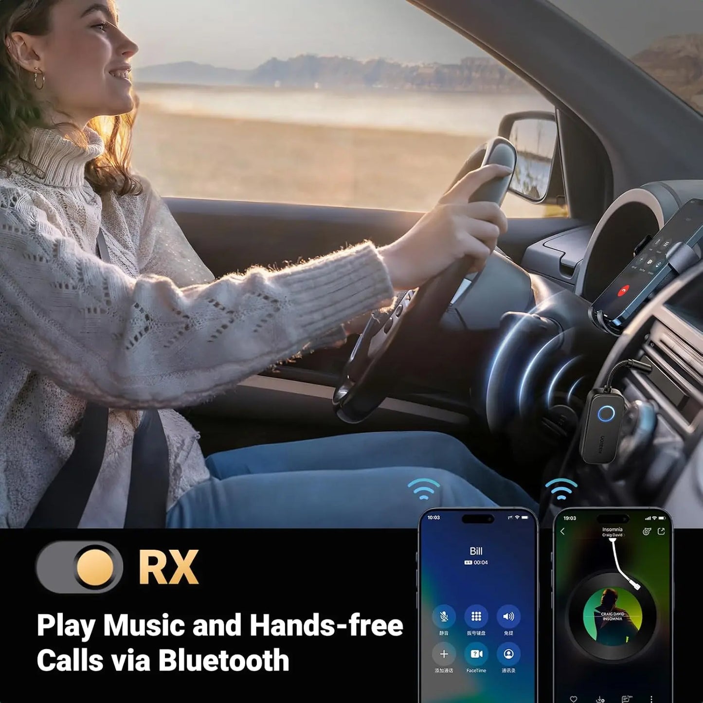 Bluetooth-zender / -ontvanger UGREEN CM672