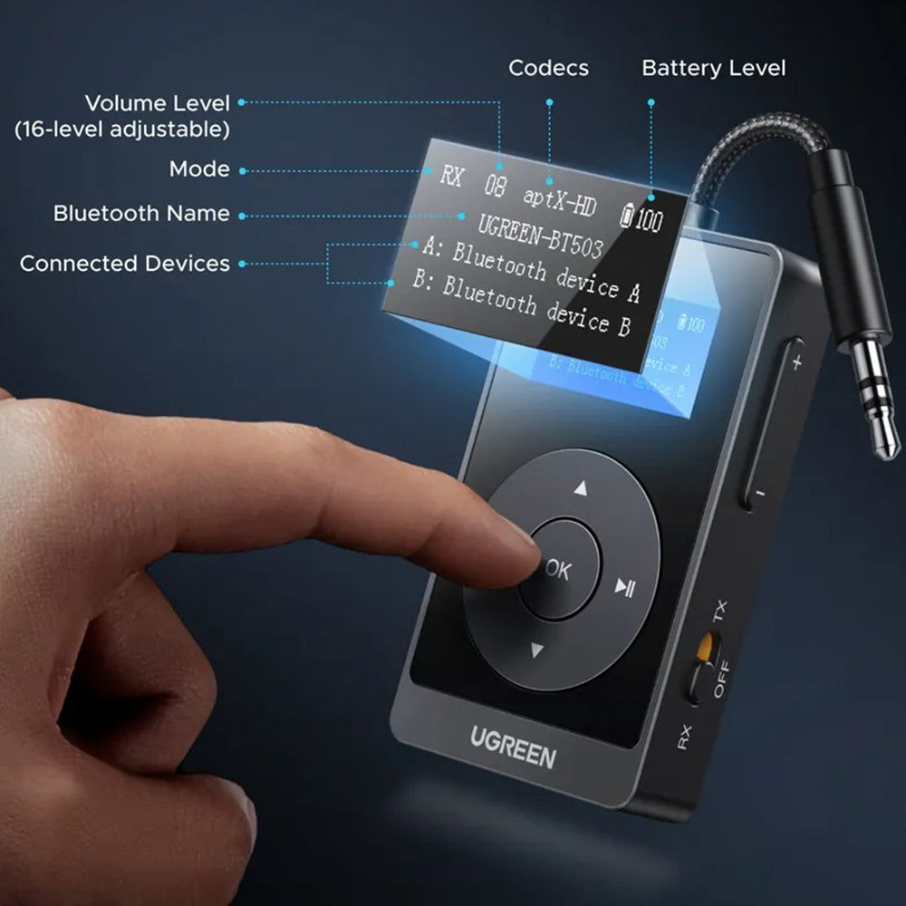 Zender / Ontvanger Bluetooth UGREEN BT503 (45492)