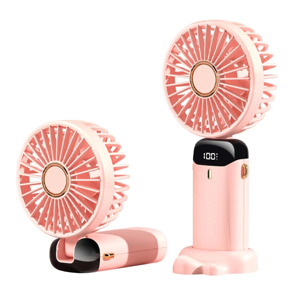 Ventilateur Portable Techsuit N15, Rose