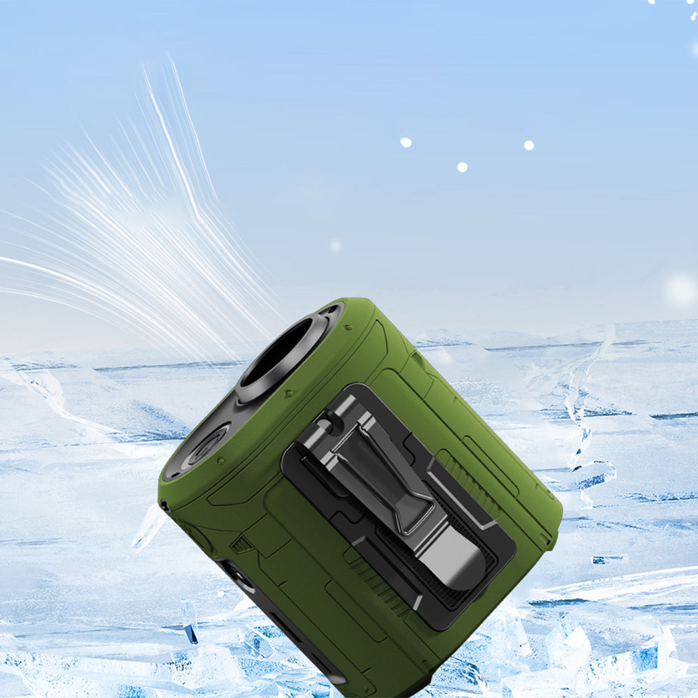 Draagbare Ventilator Techsuit Z14 met externe batterij 5000mAh, Oranje