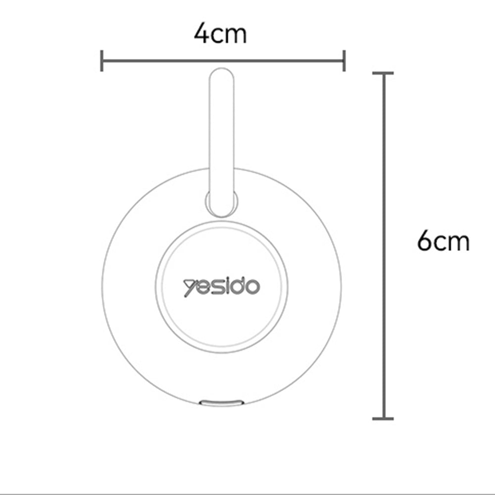 Yesido SmartTag EC14 voor iOS Series, Wit