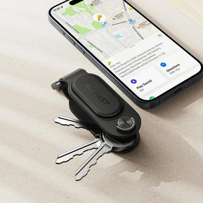 Acefast SmartTag Porte-clés SS pour séries iOS, Noir