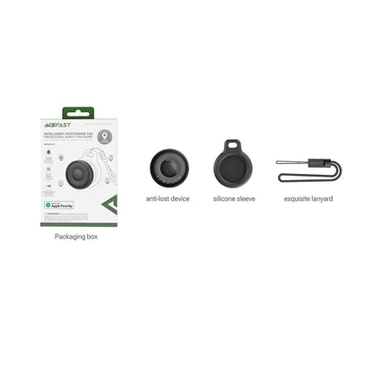 Acefast SmartTag S1 voor iOS Series, Grijs