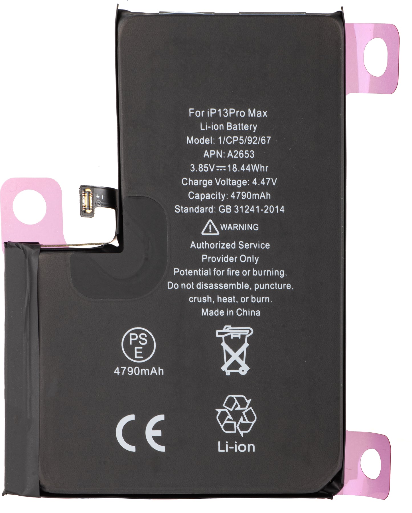 Batterie Apple iPhone 13 Pro Max, Diagnostic Haute Capacité