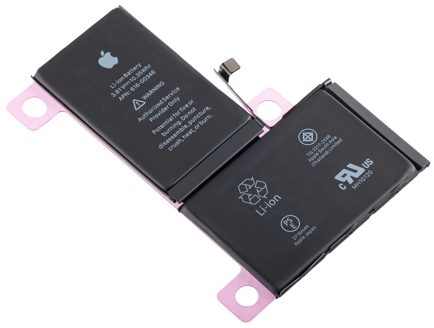 Apple iPhone X batterij, Service Pack 616-00346 