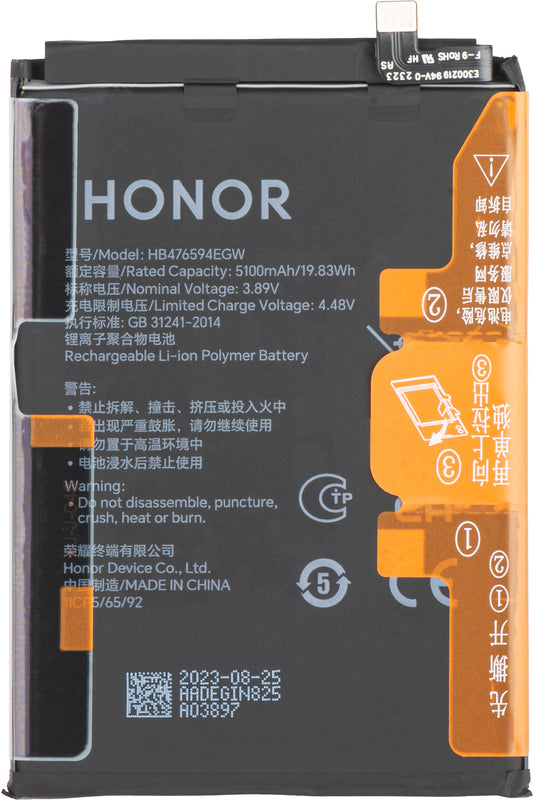 Batterij Honor X6a, HB476594EGW, Wissel 