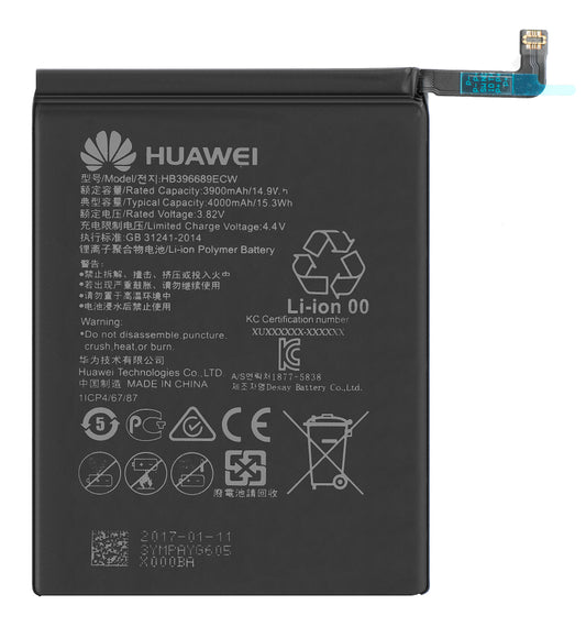 Batterij Huawei Mate 9 / Mate 9 Pro, HB39666689ECW, Service Pack 24022102