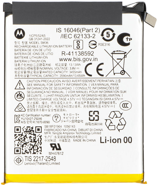 Akku Motorola Razr 70, SM36, Service Pack SB18F01964