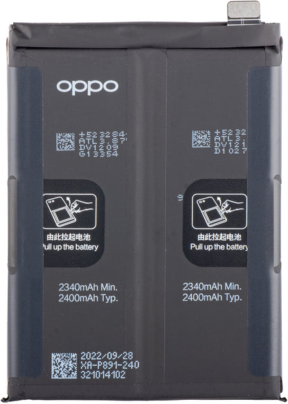 Batterij Oppo Find X5, BLP891 Service Pack 4200002 