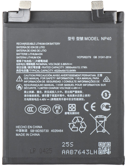 Accu voor Motorola Edge 30 Neo, NP40