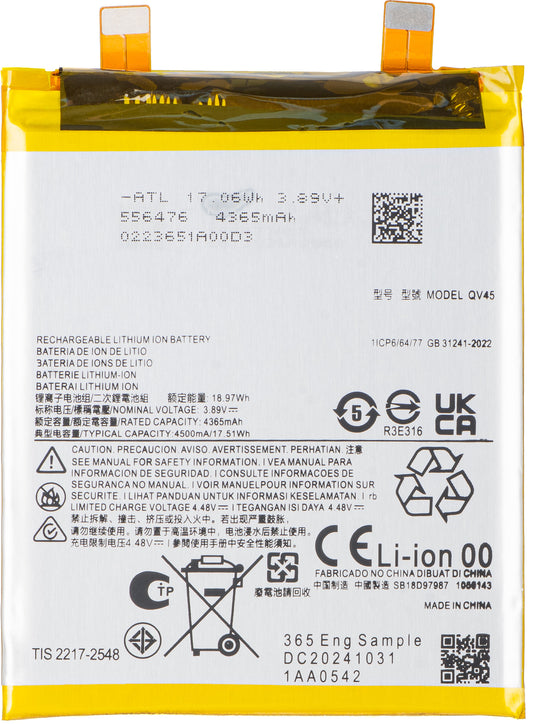 Accu voor Motorola Edge 50 Ultra, QV45