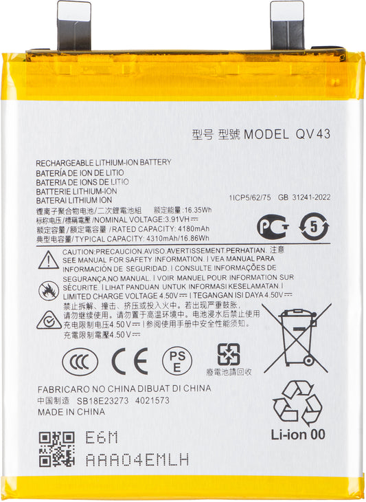 Accu voor Motorola ThinkPhone 25 / Edge 50 Neo, QV43