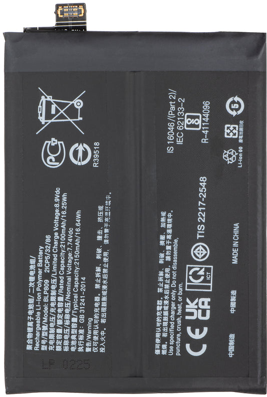 Batterie pour Realme GT Master, BLP809