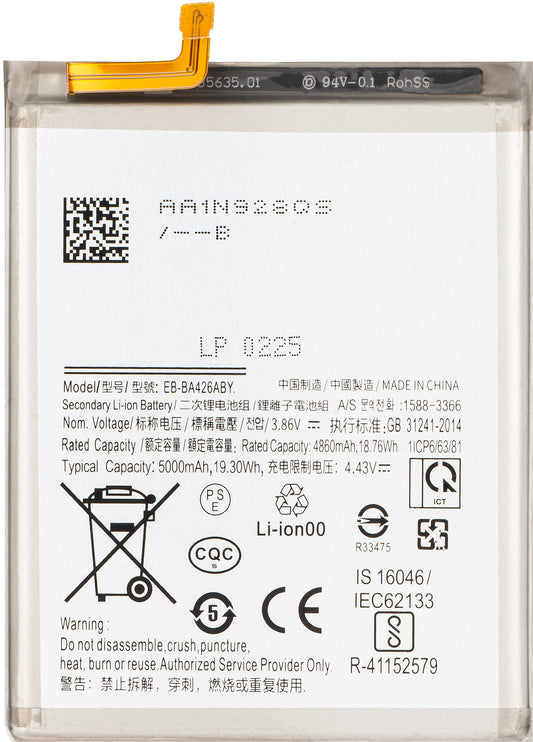 Accu voor Samsung Galaxy M22 M225 / A72 A725 / A32 5G A326 / A72 5G A726 / A42 5G A426, EB-BA426ABY