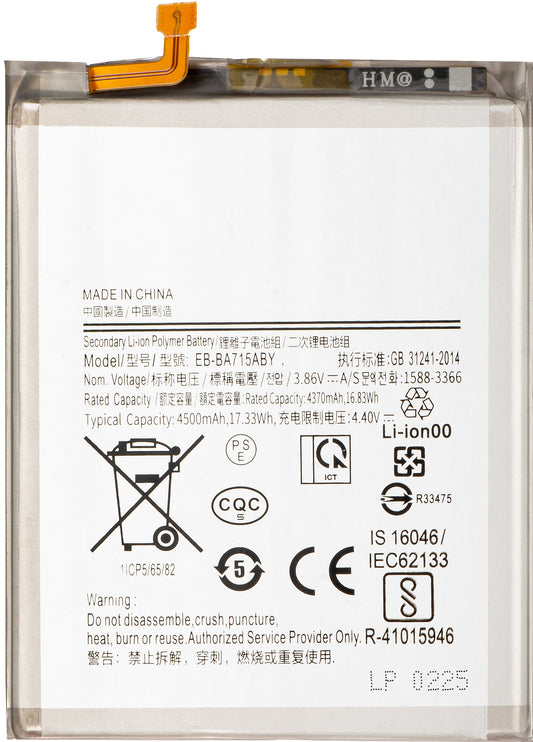 Batterie pour Samsung Galaxy A71 A715, EB-BA715ABY