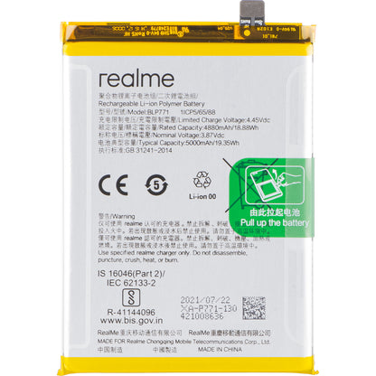 Batterie Realme C25Y / 6i, BLP771, Service Pack 4908580 