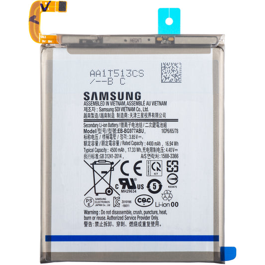 Batterij Samsung Galaxy S10 5G G977, EB-BG977ABU, Service Pack GH82-19750A 